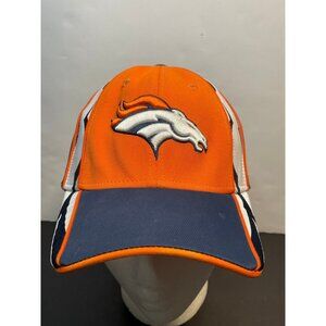 NFL Denver Broncos hat cap 7" fitted Reebok Equipment orange blue